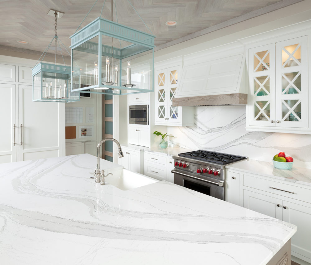 Quartz countertop from cambria